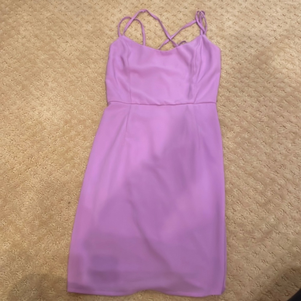 Tobi Lavender Strappy Dress